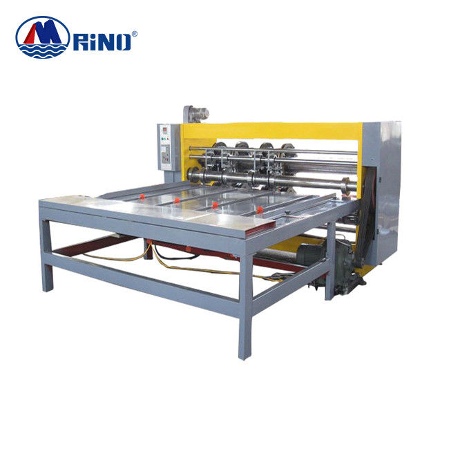 60pcs/min Corrugated Rotary Slotter Machine , 4kw Carton Box Slotting Machine